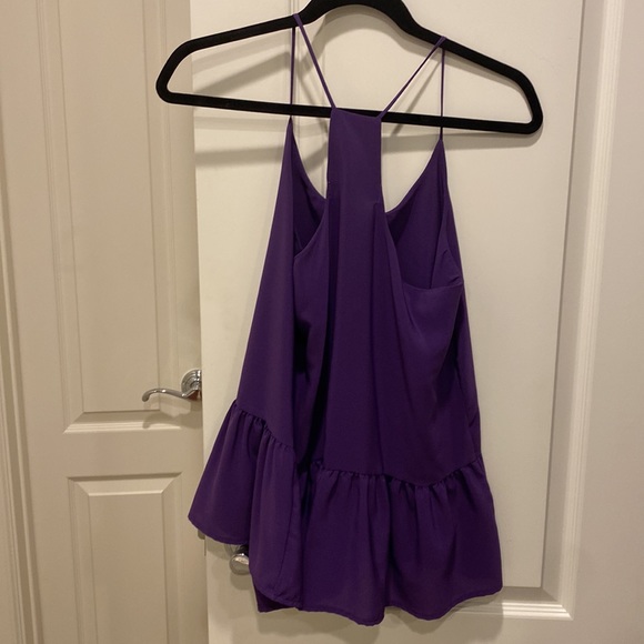 Purple Ruffle Top - Picture 4 of 4